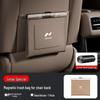 L6o/L90 Car Trash Bag - Magnetic, Waterproof Leather, Seat Back Hanging Storage Solution