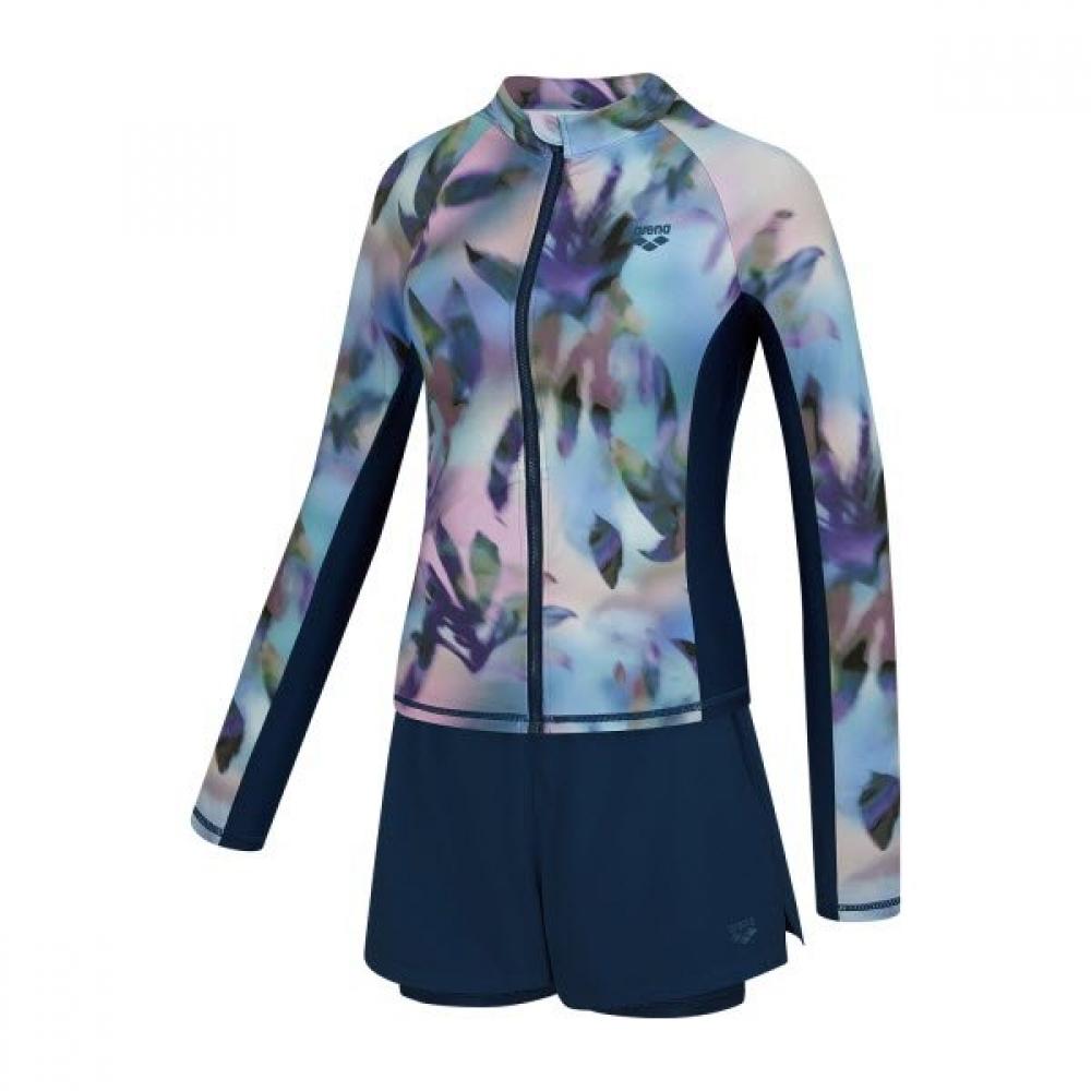 Arena Women S Regular Fit raSh Guard Set  a6bl1pS08 Nvy 