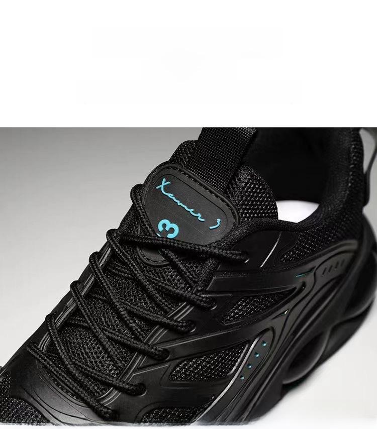 2024 Herbst Herren Vielseitige Sportliche Freizeit-Lauf- & Trainingsschuhe Schwarz mit Weicher Sohle.