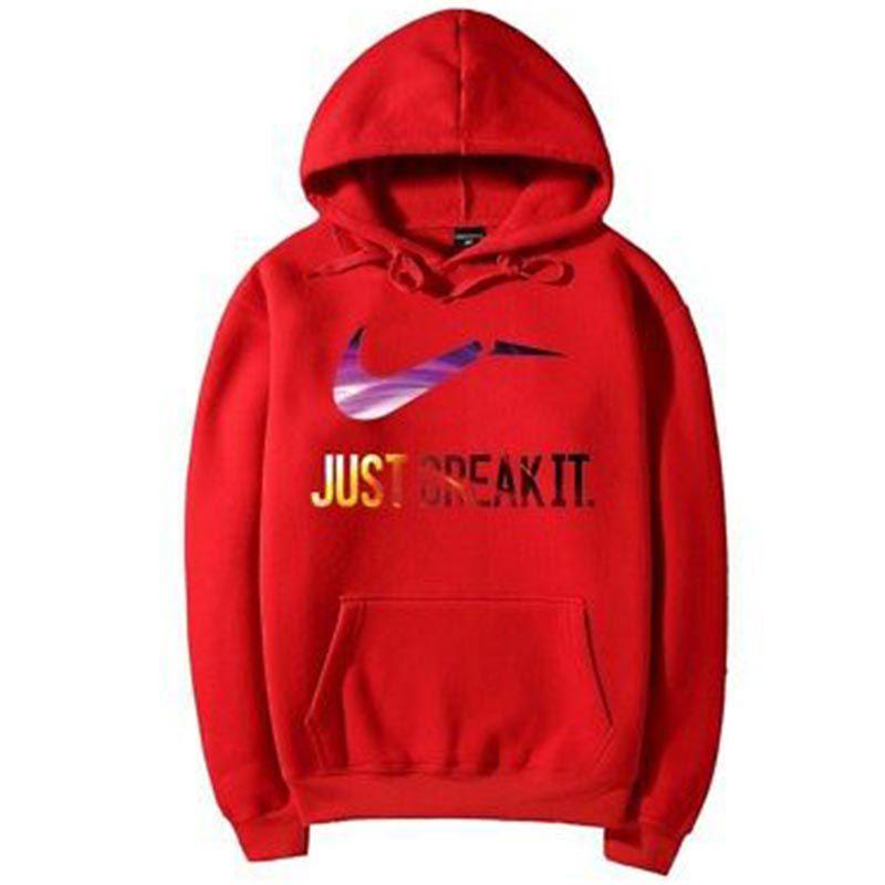 Men's Just Break It Hoodie Pullover Sweatshirt Jumper Soft Breathable Warm Coat