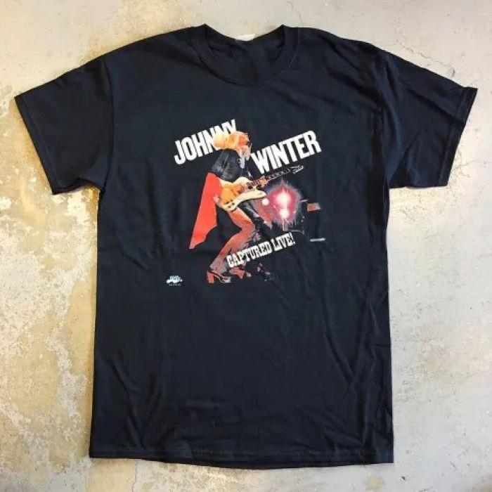 Johnny Winter Black Cotton All size S-5XL Unisex Shirt rare HS15 Unisex T-Shirt XXXL