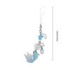 Unique Star Keychain Winged Bag Pendant Phone Charm Unique Keyring Chain Decoration for Fashion Forward Individual