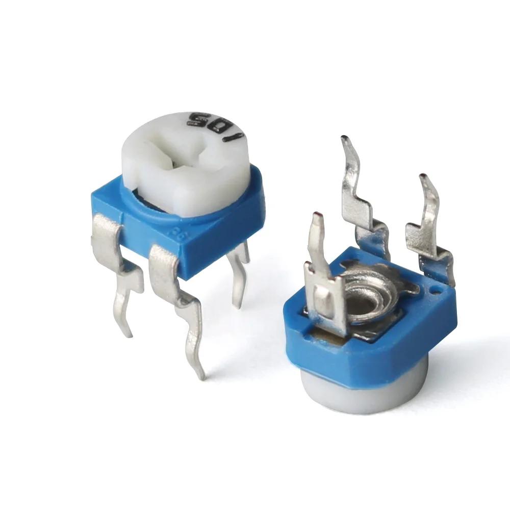 20PCS RM065 Potentiometer 1K 2K 5K 10K 20K 50K 100K 200K 500K 100R 200R 500R 1M Resistance RM 065 Trimmer Potentiometers