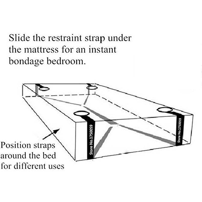Sex Toys for Woman Couples Handcuffs Bdsm Bondage Set Under Bed BDSM Bondage Restraint Strap System Adults Wrists Ankle Cuffs