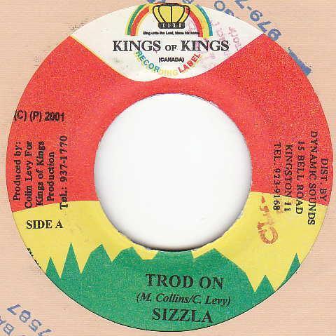 

7inch Record SIZZLA / ILEY DREAD - Trod On / Prayer NONE Kings Of Kings 2001 Jamaica Reggae, Ska & Dub Used