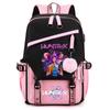 Sac à dos grande capacité imprimé Chasseurs de Démons Anime Kpop pour Adolescent Étudiant Fille Garçon Retour à l'École Sac à Livres Cadeau Enfant Femmes Sac de Voyage Imperméable