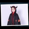 Witch Cartoon Halloween Party Cloak Hooded Cloak Cosplay Costume Cosplay Props Devil Horn Cloak