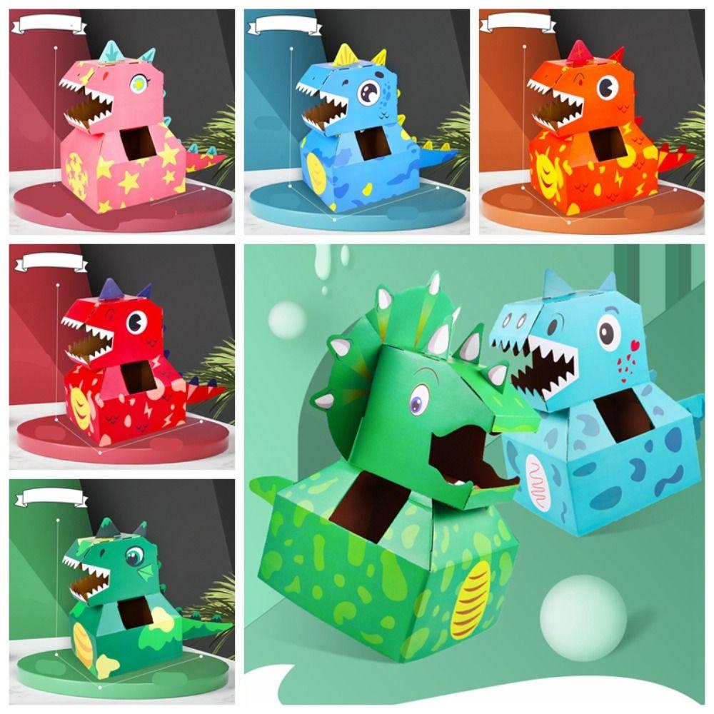 Handmade Cardboard Box Dinosaur Toy Wearable Cartoon Toys Large