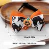 Halloween Dog Collars Accessories Cute Little Dogs Cats Dress Up Supplies Luminous Pumpkin Skull Pet Collars Holiday Decorations