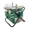 Tool Set, Stainless Steel, 7-piece Tool Set, Folding Stool, Detachable, Canvas Handbag, Garden Tools