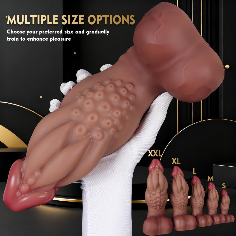 Oversized Realistic Silicone Dildo Anal Plug Adult Toy for Female Pleasure
