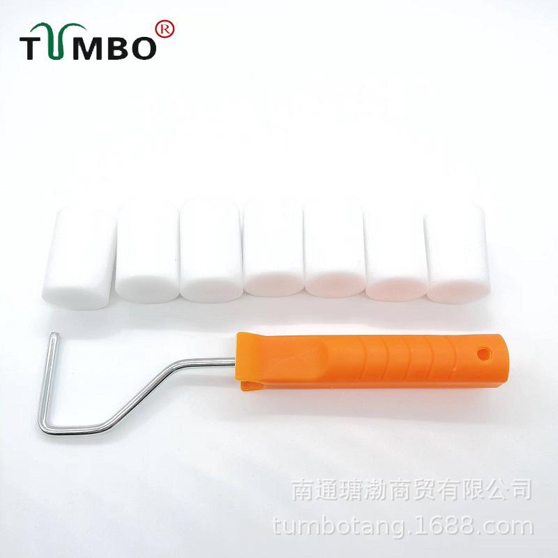 High-Density 2-Inch Water-Based Sponge Roller Brush for Latex Wall Painting