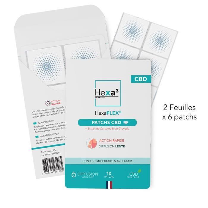 HexaFLEX CBD Patches, Muscles and Joints 5 Packs