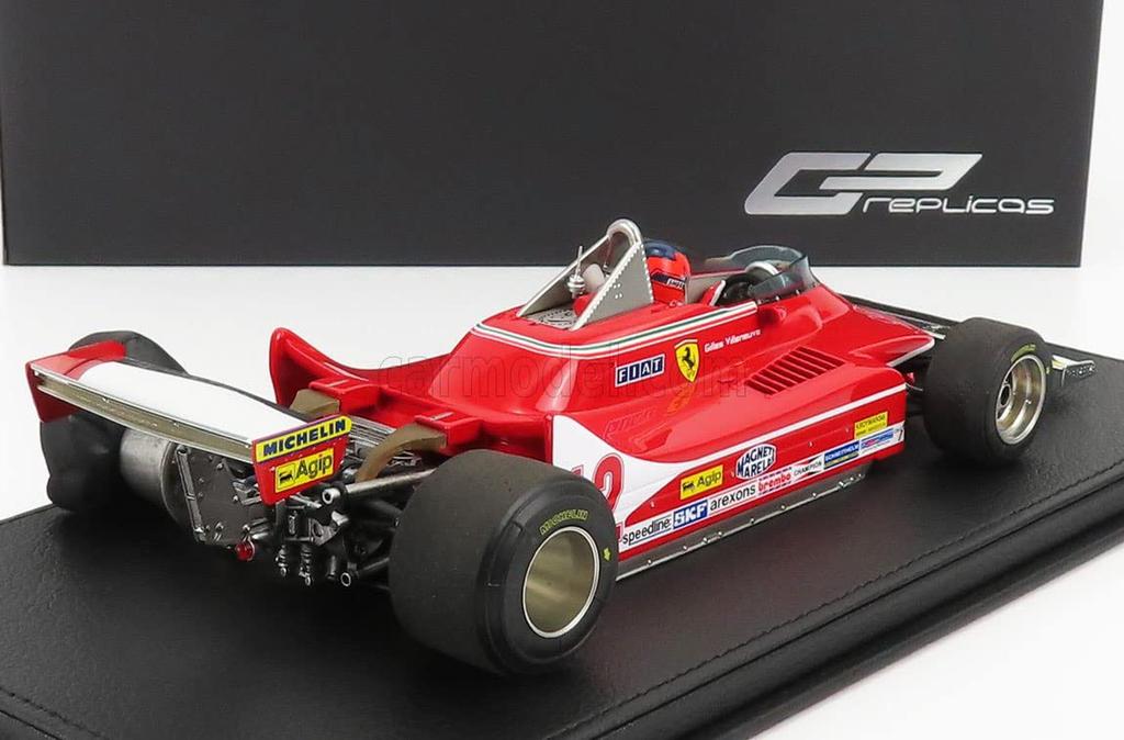 GP REPLICAS Scale Ferrari F1 312 T4 Dutch Grand Prix 1979 Gilles Villeneuve Ferrari GILLES VILLENEUVE GP002CN Limited To 500 Units 1/18 #12