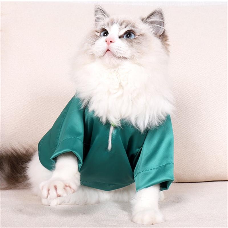 

Ramadan Colorful Cat Clothes Puppy Shirt Baju Raya Kucing M жовтий