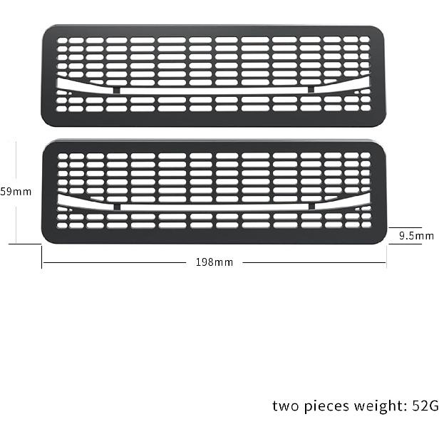 Accessories for Tesla Model Y Juniper 2025 2026 2PCS Rear Under Seat Floor Air Vent Cover for Model Y Juniper Accessories - Air Condition Outlet