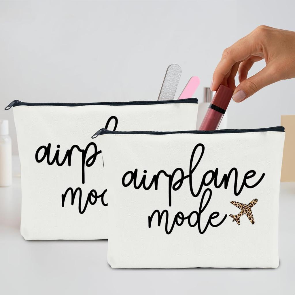 2 PCS Travel Gifts for Women Girls Trip Gifts Girls Weekend Gifts Girls Trip Gifts Favors Makeup Bag Weekend Bags for Women Friend Sister Traveler