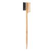 Yousheng Dual Edge Comb Wide Application Ergonomic Mini Bamboo and Wood Eyebrow Brush for Beauty