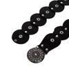 Ethnic Style Girl Love Splicing Rivets Decoration Western Style Retro Belt Accessories American Retro Belt