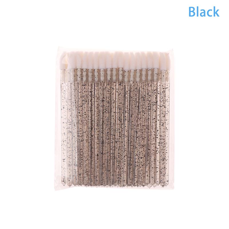 50Pcs  Disposable Lip Brush Lash Extension Brushes Mascara Applicator Lipstick Wands Set Cosmetic Plastic Makeup Tools