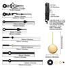 Chiming Clock Mechanism Replacement Battery Clocks Movements 3 Set Hands Include