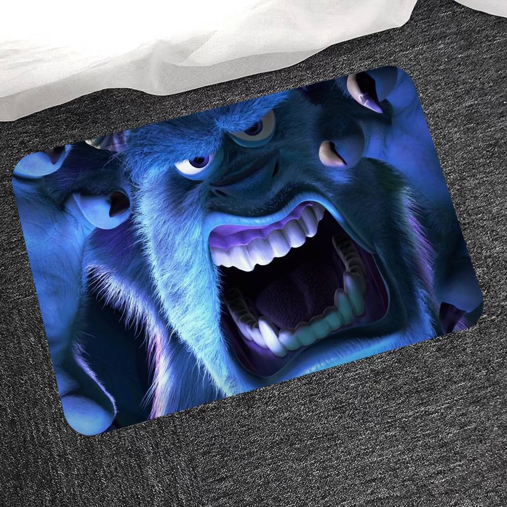 Animated Movie M-Monsters-Inc Door Mat Washable Non-Slip Living Room Sofa Chairs Area Mat Kitchen Doormat Area Rug