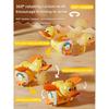 Kid Electric Musical Dancing Duck Simulated Foraging Free Rotation Duck Sound&Light Tummy Time Toys Crawling Toys for New Born