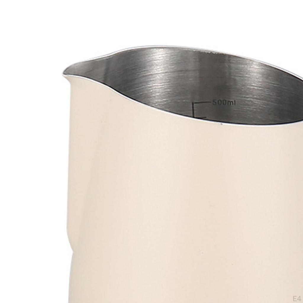 Coffee Milk Frothing Jug, Espresso Steam Jug with Scale, for Latte Art, Cappuccino