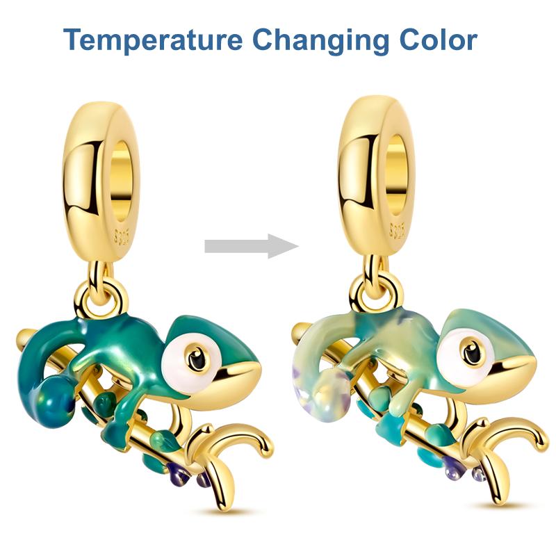 Original Kupfer Goldene Haustiere Charms Perle Buntes Zirkonium Klee Engel Herz Dangle Passend Armband DIY Schmuck Geschenk