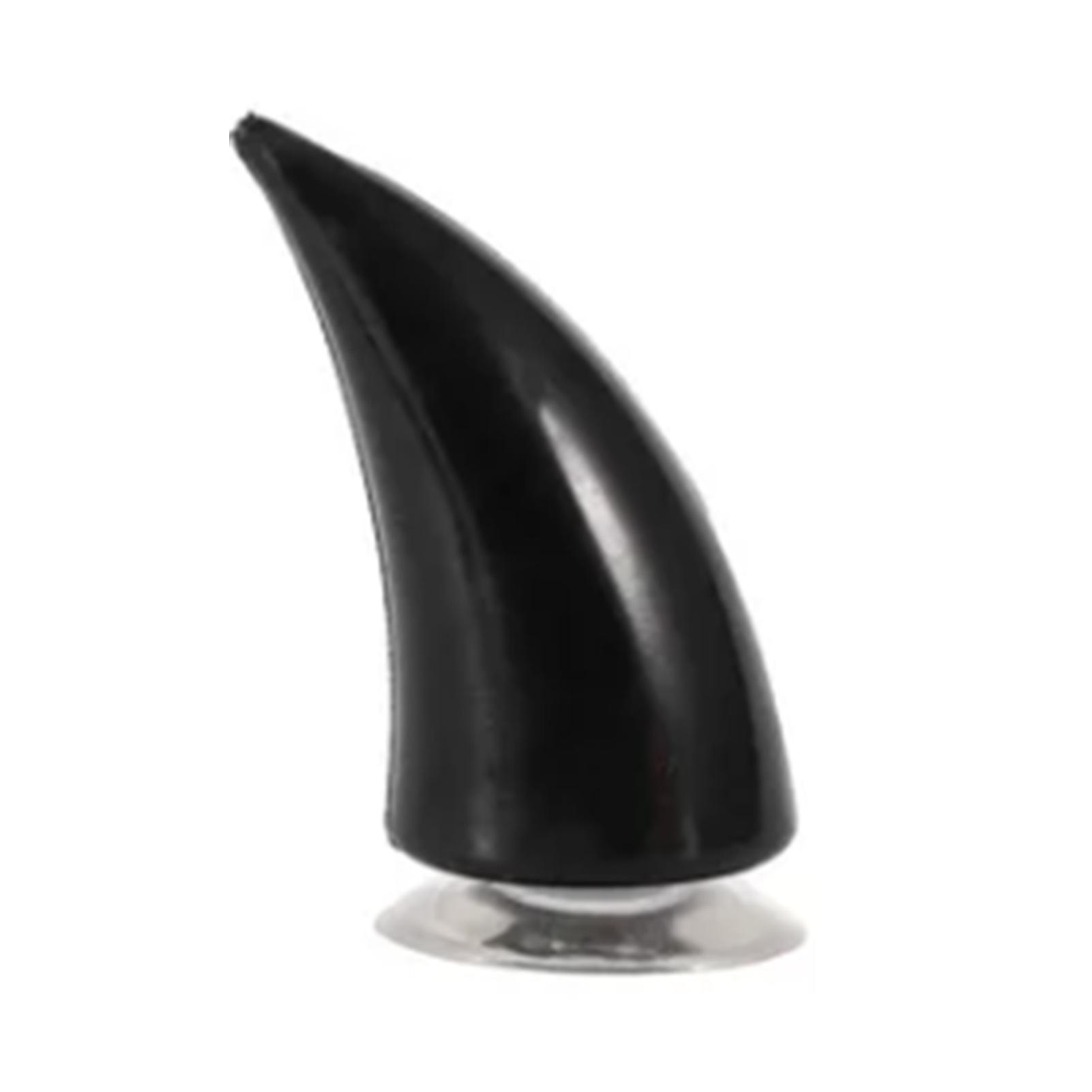 

Мотоциклетный шлем с рогом дьявола и резиновой присоской, уникальное универсальное украшение для шлема