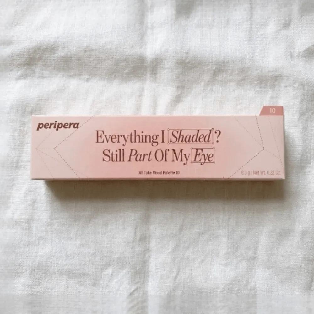 Peripera All Take Mood Palette Bangguseok Cheongdam Shop Mijigeun Artist No. 11 Bangguseok Cheongdam Shop Lukewarm Artist No. 11