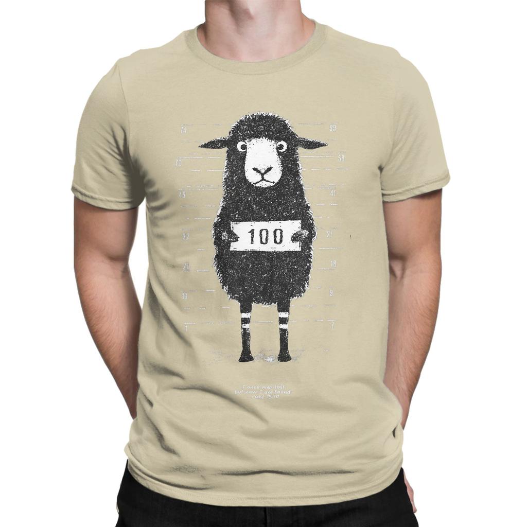Casual Tshirt Summer Black Sheep Crew Trendy Cool T Shirts 100 Cotton Tee Shirt For Unisexs Awesome Custom Logo Short Sleeve Tops