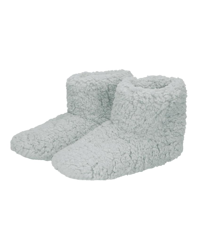 Oriental Traffic Size Unisex Room Boots for Indoor Winter Fluffy Boa Fabric for Warmth and Cold Protection G-0011 L.Grey, 24.0 Cm, Use,