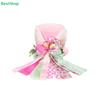 Easter Bunny Top Hat Decoration - Pink & Green Polka Dot Ribbon Design with Mini Eggs