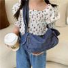 Trendy Chic Kids Shoulder Bag In Denim Material With Fun Cartoon Prints