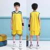 Children's basketball uniform set, for boys, elementary school students, competition training, summer boys, girls, summer printing