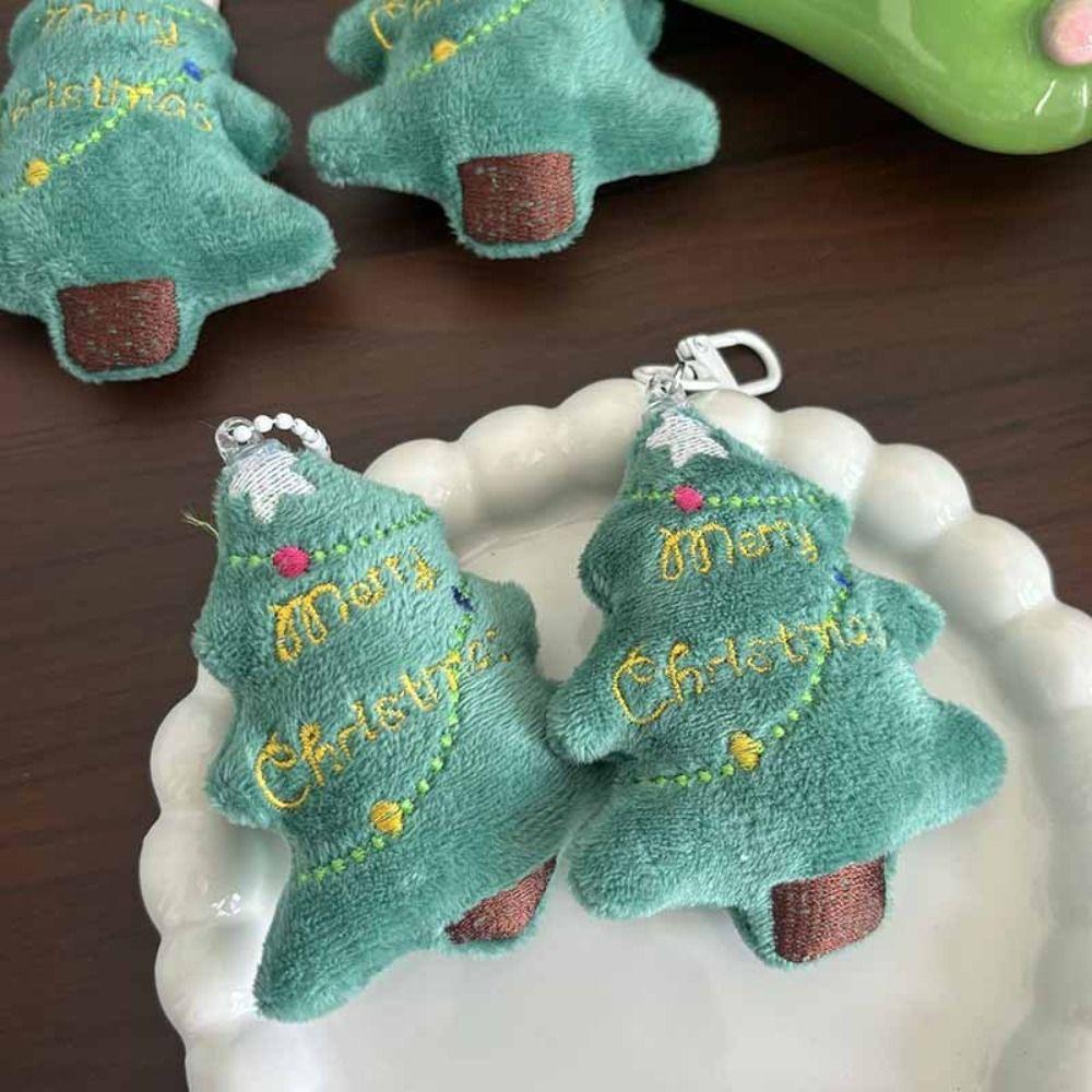 Cartoon Xmas Snowman Pendant Backpack Charms Christmas Mini Key Ring  Children