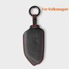 For VW Volkswagen Golf 8 Tuang X ID4 ID6 ID3 Talagon Lamando L Suede Remote Car Key Case Shell Keychain for VW Car Key