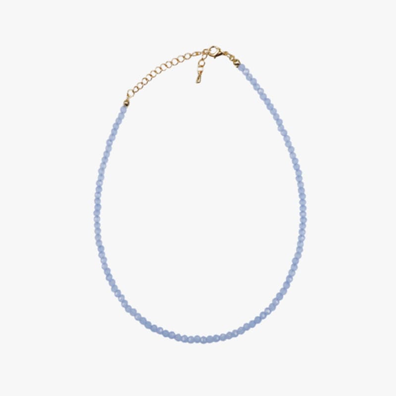 

PINK PINEAPPLE PASTEL BEADS NECKLACE_BLUE BLUE_FREE