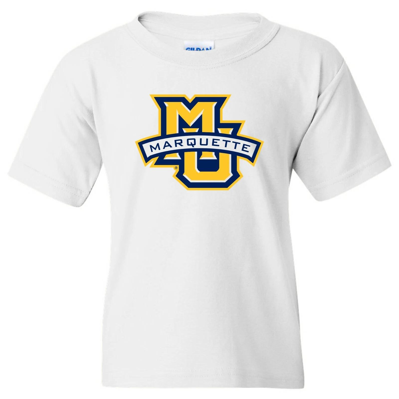 Marquette Golden Eagles Primary Logo Youth T-Shirt - White L