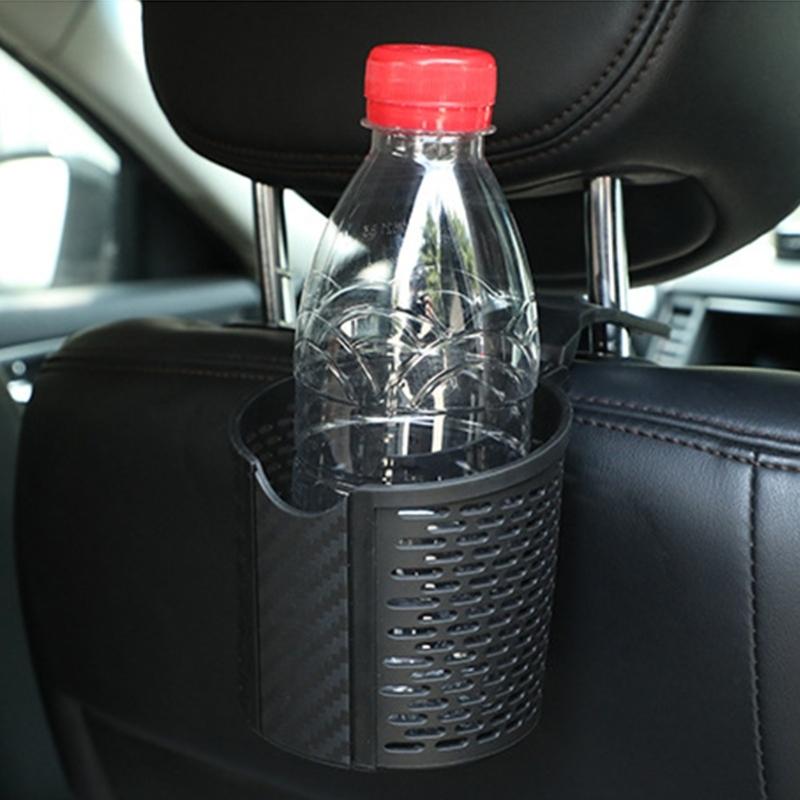 Multifunctional Vehicle Seat Organizers Double Beverages Cup Holder and Smartphone Cradle for Front Row Convenience 2pcs