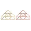Napkin Holder Fashion Thickened Widened Triangular Freestanding Metal Wrought Iron Vertical Tissue H