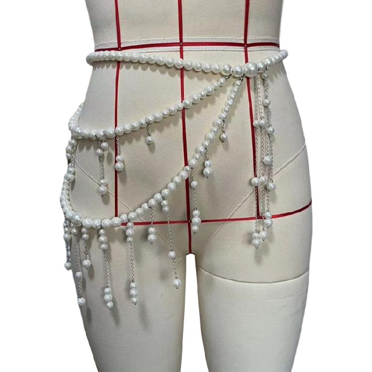 

Fashion Pearls Waistband with Adjustable Length and Tassels Detail Suitable for Women Looking for Stylish Accessories 1