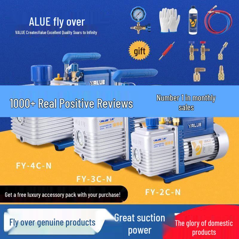Air Conditioner & Car Refrigerator Vacuum Pump for Refrigerant Handling