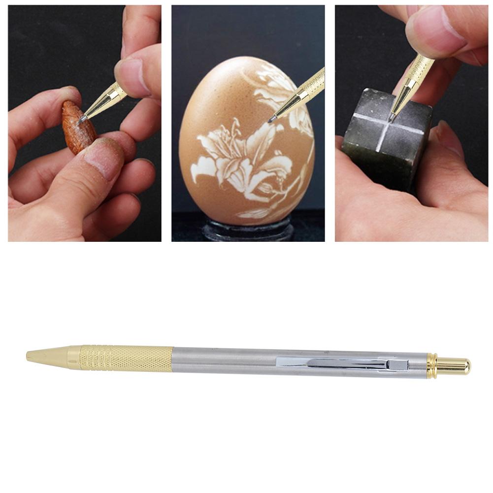 Scriber Scribing Pen Ceramic Marker Engraver Cutting Tool Tungsten Steel Tip for Metal   Glass