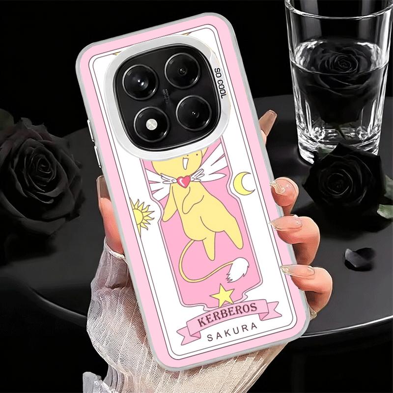 Cardcaptor Sakura Cute Girl Soft Phone Case for Xiaomi Redmi Note 13 14 15 Pro Plus 12S 12 11S 11 11T 10S 10 Shockproof Cover Ba