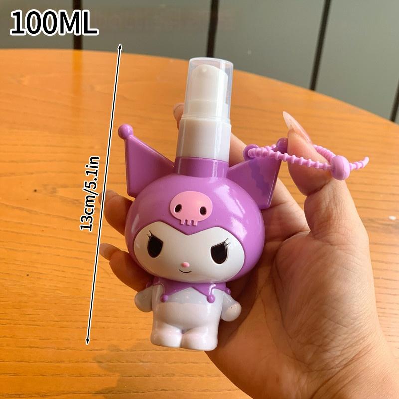 Hello Kitty Dispenser Bottle Storage Containers Cosmetics Perfume Container Bottle Travel Dispenser Bottles Portable Supplies