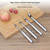 1/4PCS Stainless Steel Fruit Corer Red Dates Cherry Apple Pear Corer Fruit Seed Core Remover Slicer Knife Fruit Vegetable Tools