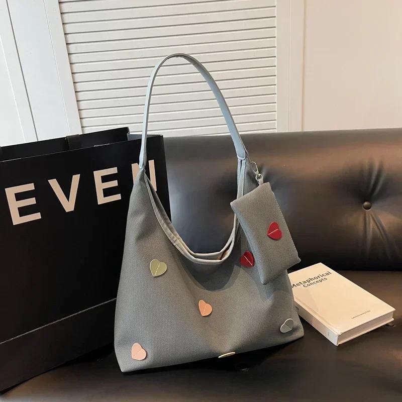 Codzienne szycie jednolite torby na ramię z przegródkami gorąca sprzedaż damskie płócienne torby na zamek