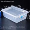Large Rectangular Plastic Food Storage Container with Lid
